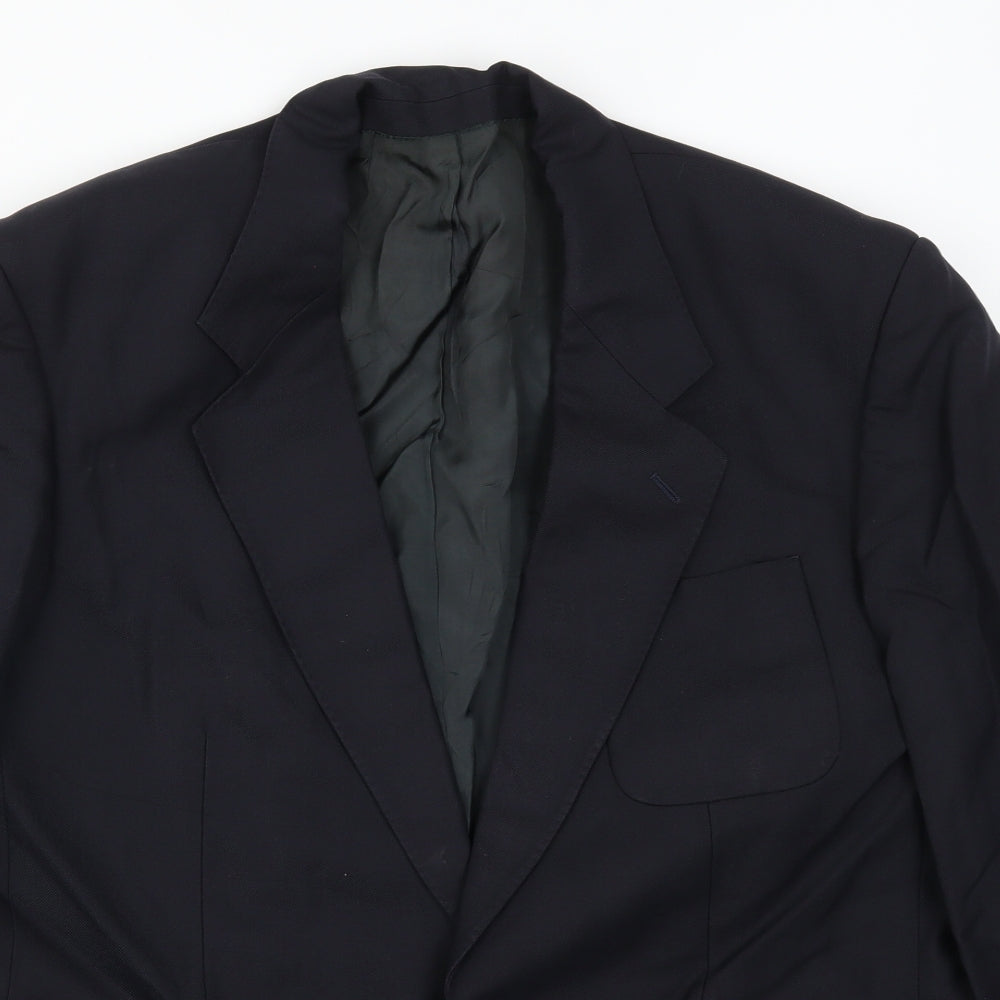 Mens UK Size 42 Marks and Spencer Regular Blue Suit Jacket