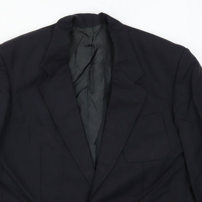 Mens UK Size 42 Marks and Spencer Regular Blue Suit Jacket
