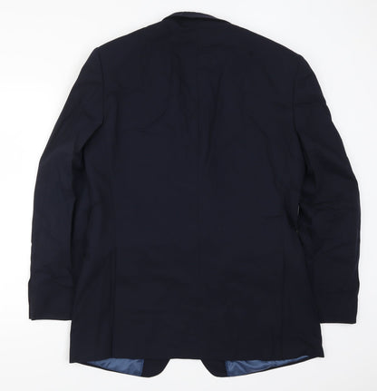 Mens UK Size 42 Marks and Spencer Regular Blue Suit Jacket