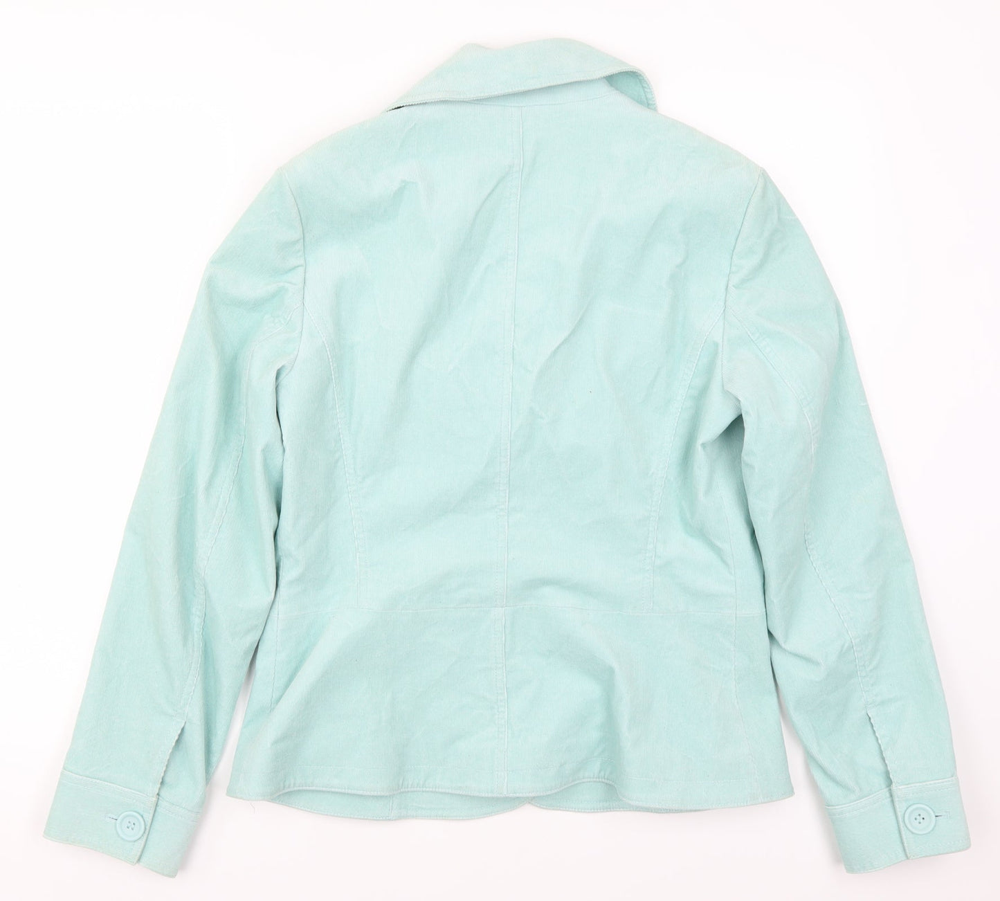 NEXT Womens Blue  Corduroy Jacket Suit Jacket Size 12