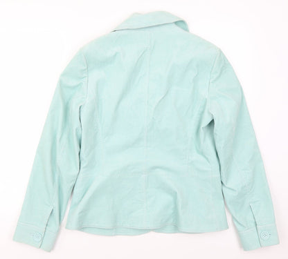 NEXT Womens Blue  Corduroy Jacket Suit Jacket Size 12