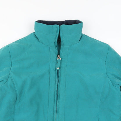 Klass Womens Blue   Overcoat Coat Size M