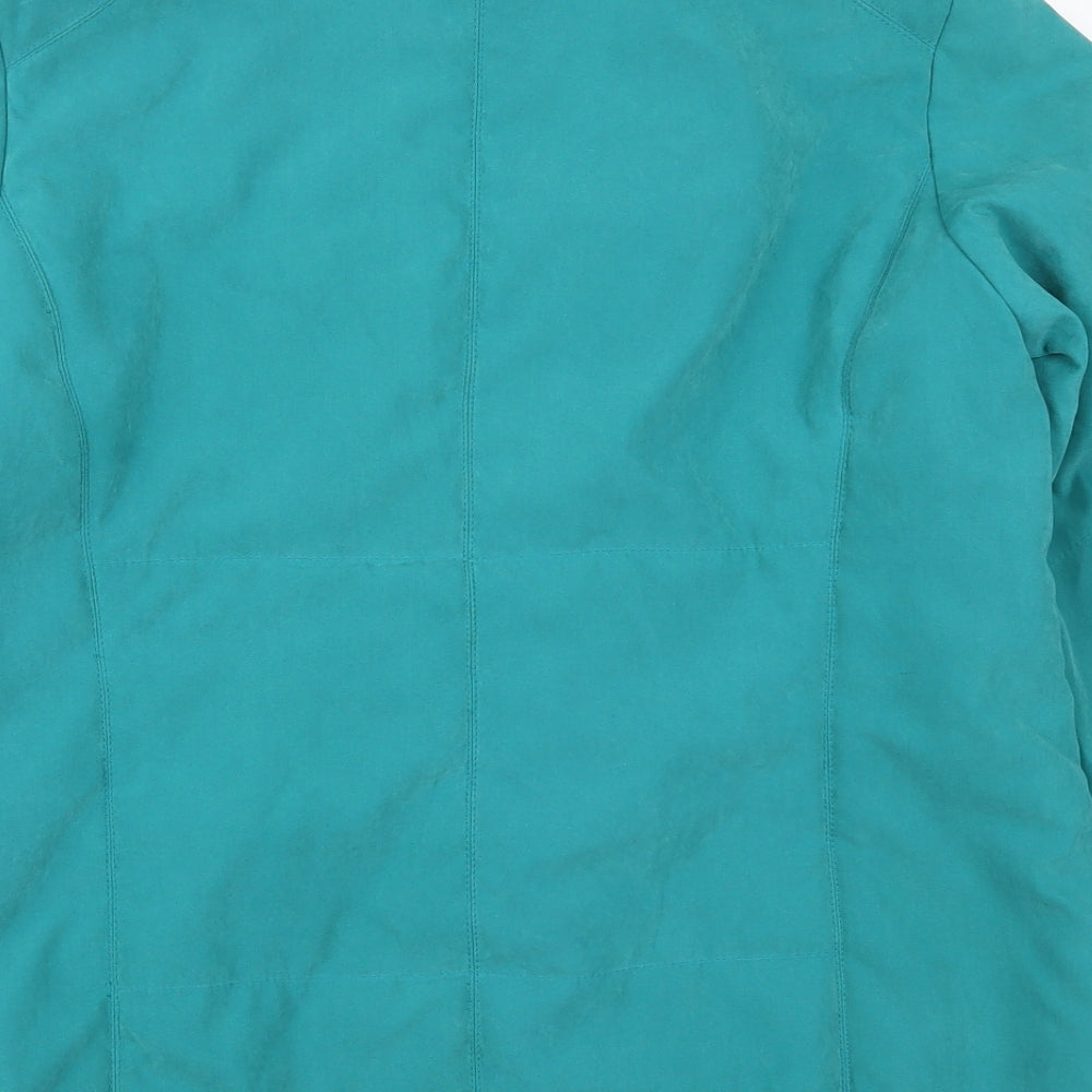 Klass Womens Blue   Overcoat Coat Size M