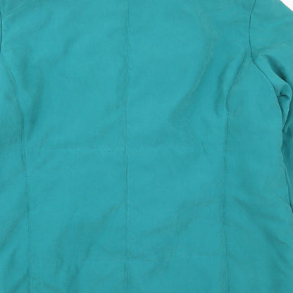 Klass Womens Blue   Overcoat Coat Size M