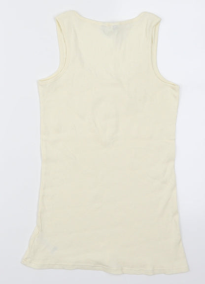 F&F Womens Beige   Basic Tank Size 14
