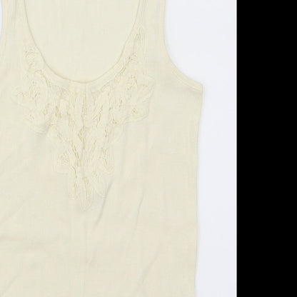 F&F Womens Beige   Basic Tank Size 14