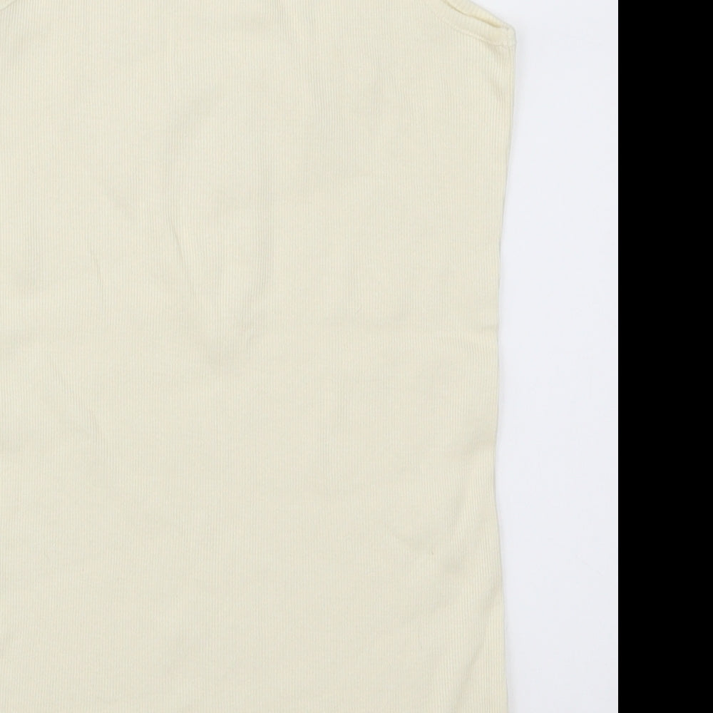 F&F Womens Beige   Basic Tank Size 14