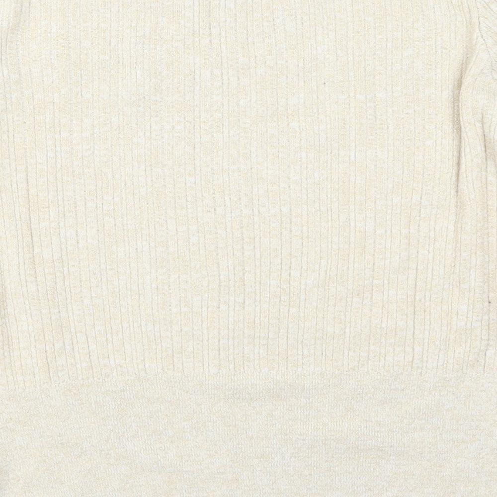 Marks & Spencer Womens Beige   Pullover Jumper Size M