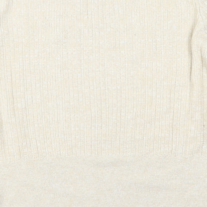 Marks & Spencer Womens Beige   Pullover Jumper Size M