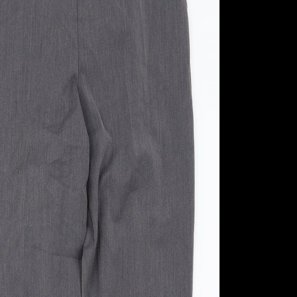 Womens UK Size 16 Preworn Regular Fit  Grey Trousers