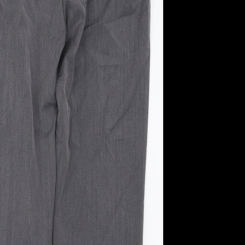 Womens UK Size 16 Preworn Regular Fit  Grey Trousers