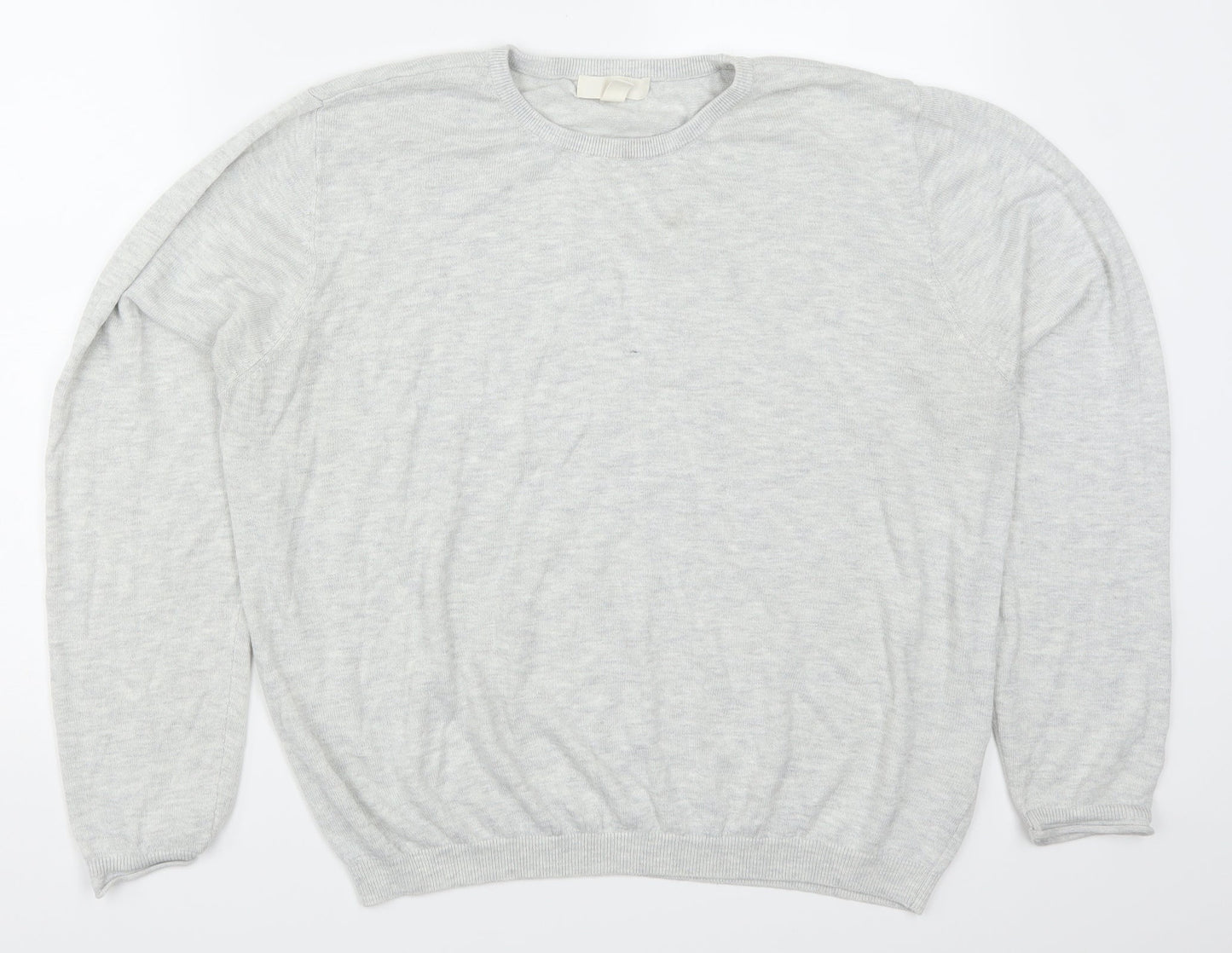 H&M Mens Grey   Pullover Jumper Size XL