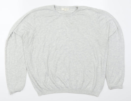 H&M Mens Grey   Pullover Jumper Size XL