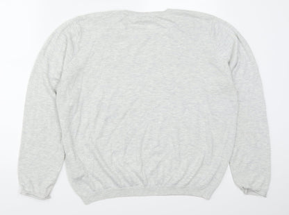 H&M Mens Grey   Pullover Jumper Size XL