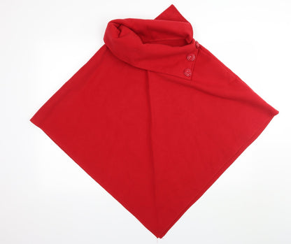 Luigi Womens Red  Fleece Jacket  One Size
