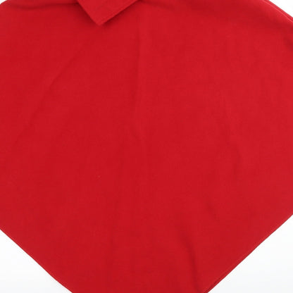 Luigi Womens Red  Fleece Jacket  One Size