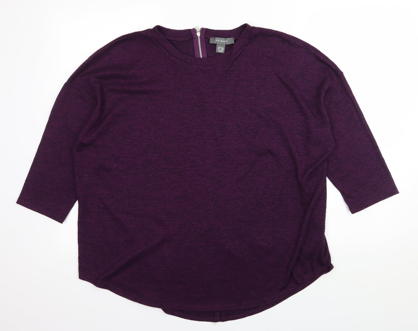 Primark Womens Purple  Jersey Pullover Jumper Size 14