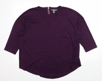 Primark Womens Purple  Jersey Pullover Jumper Size 14