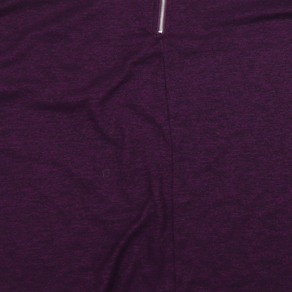 Primark Womens Purple  Jersey Pullover Jumper Size 14