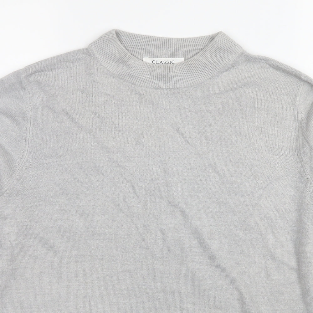 Marks & Spencer Womens Grey  Knit Pullover Jumper Size 12