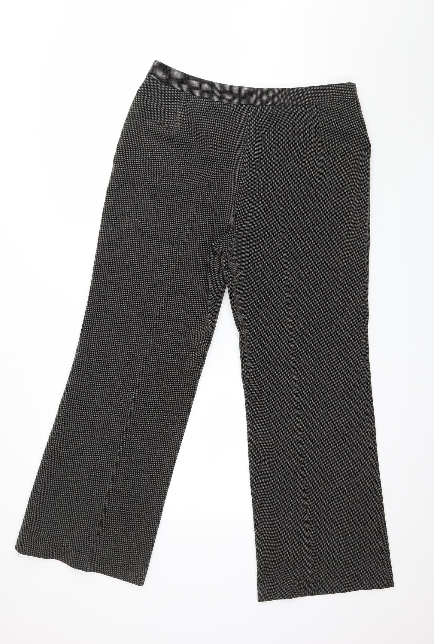 Womens UK Size 14 Marks and Spencer Regular Fit  Brown Trousers