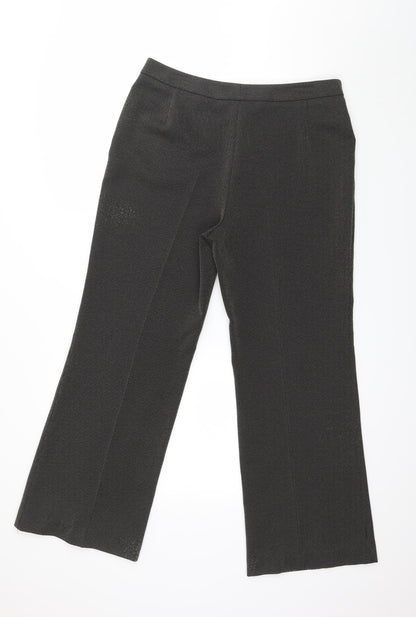 Womens UK Size 14 Marks and Spencer Regular Fit  Brown Trousers