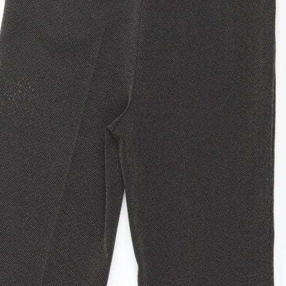 Womens UK Size 14 Marks and Spencer Regular Fit  Brown Trousers