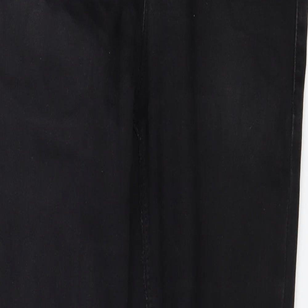 Missguided Womens Black  Denim Skinny Jeans Size 8 L28 in