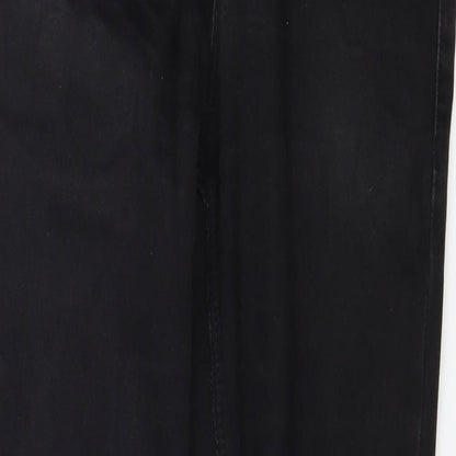 Missguided Womens Black  Denim Skinny Jeans Size 8 L28 in
