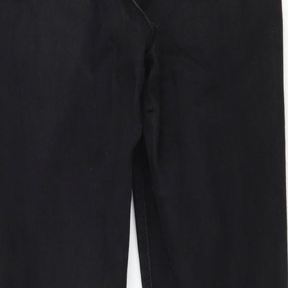 Missguided Womens Black  Denim Skinny Jeans Size 8 L28 in