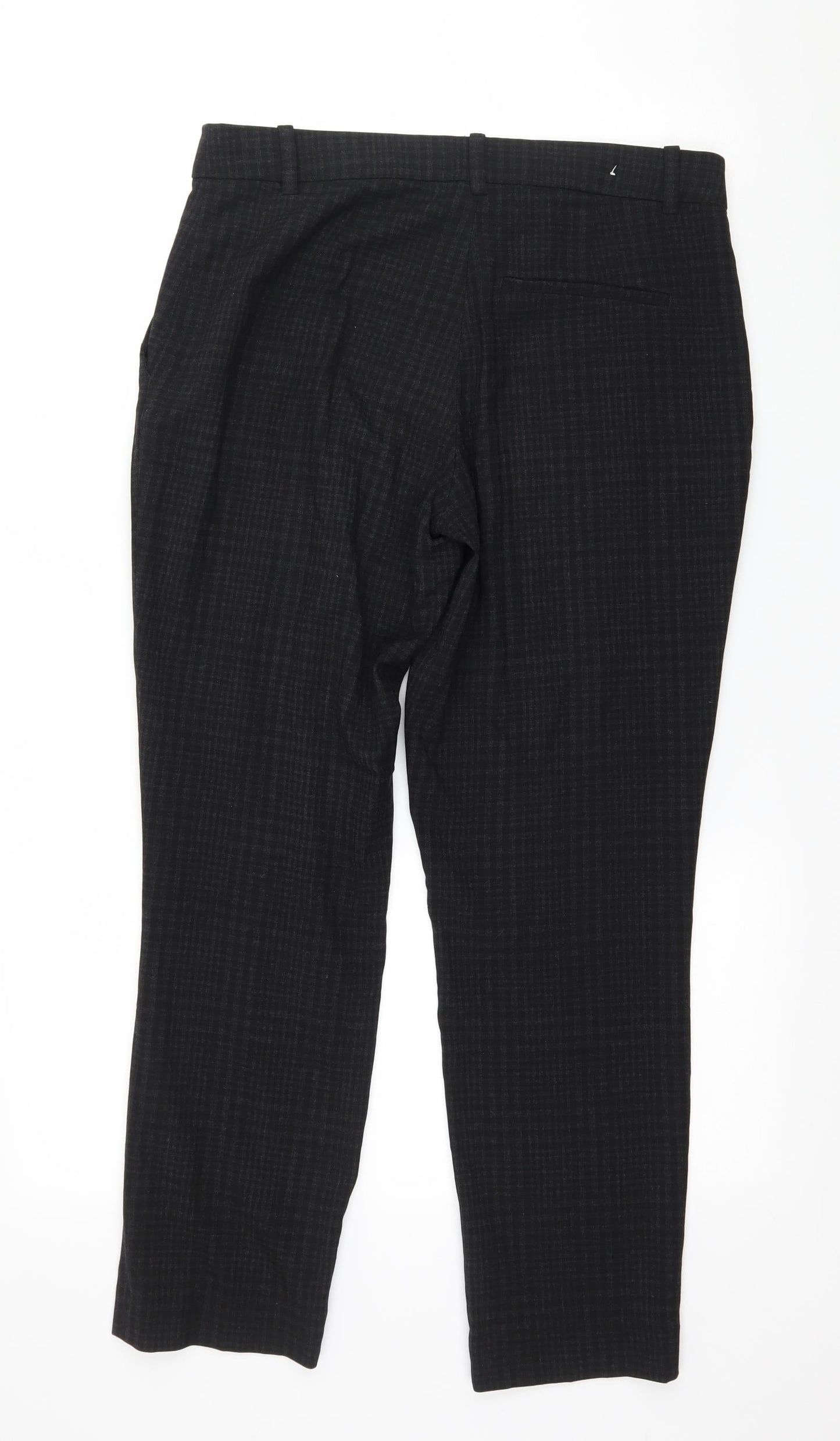 Womens UK Size 10 H&M Regular Fit  Grey Trousers