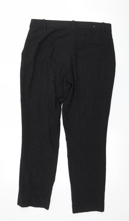 Womens UK Size 10 H&M Regular Fit  Grey Trousers