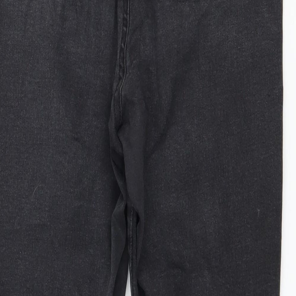 Denim & Co. Womens Grey  Denim Skinny Jeans Size 16 L27 in