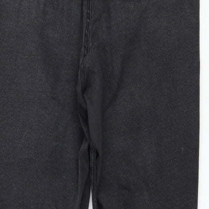 Denim & Co. Womens Grey  Denim Skinny Jeans Size 16 L27 in