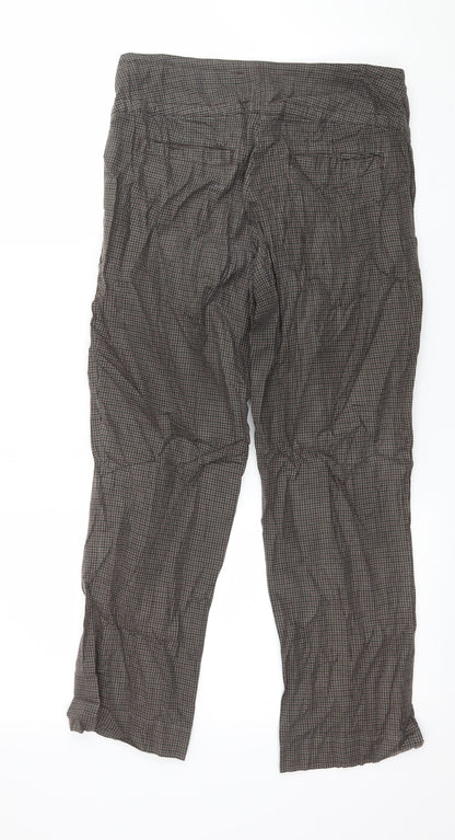 Womens UK Size 8 H&M Regular Fit  Brown Trousers