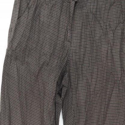 Womens UK Size 8 H&M Regular Fit  Brown Trousers