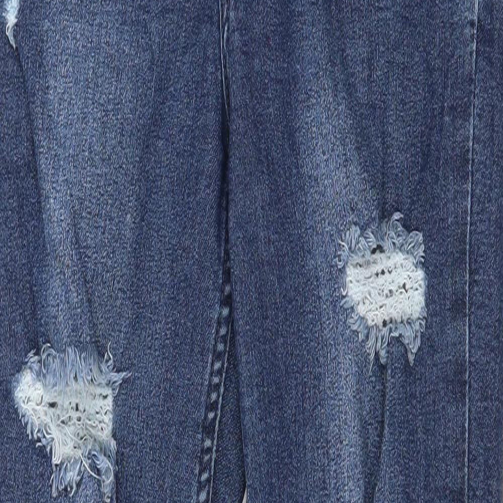 Womens UK Size 8 H&M Regular Fit Skinny Blue Jeans