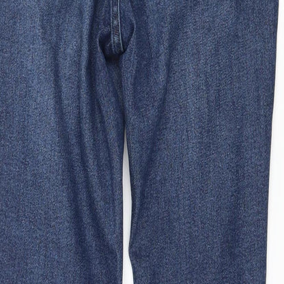 Womens UK Size 8 H&M Regular Fit Skinny Blue Jeans