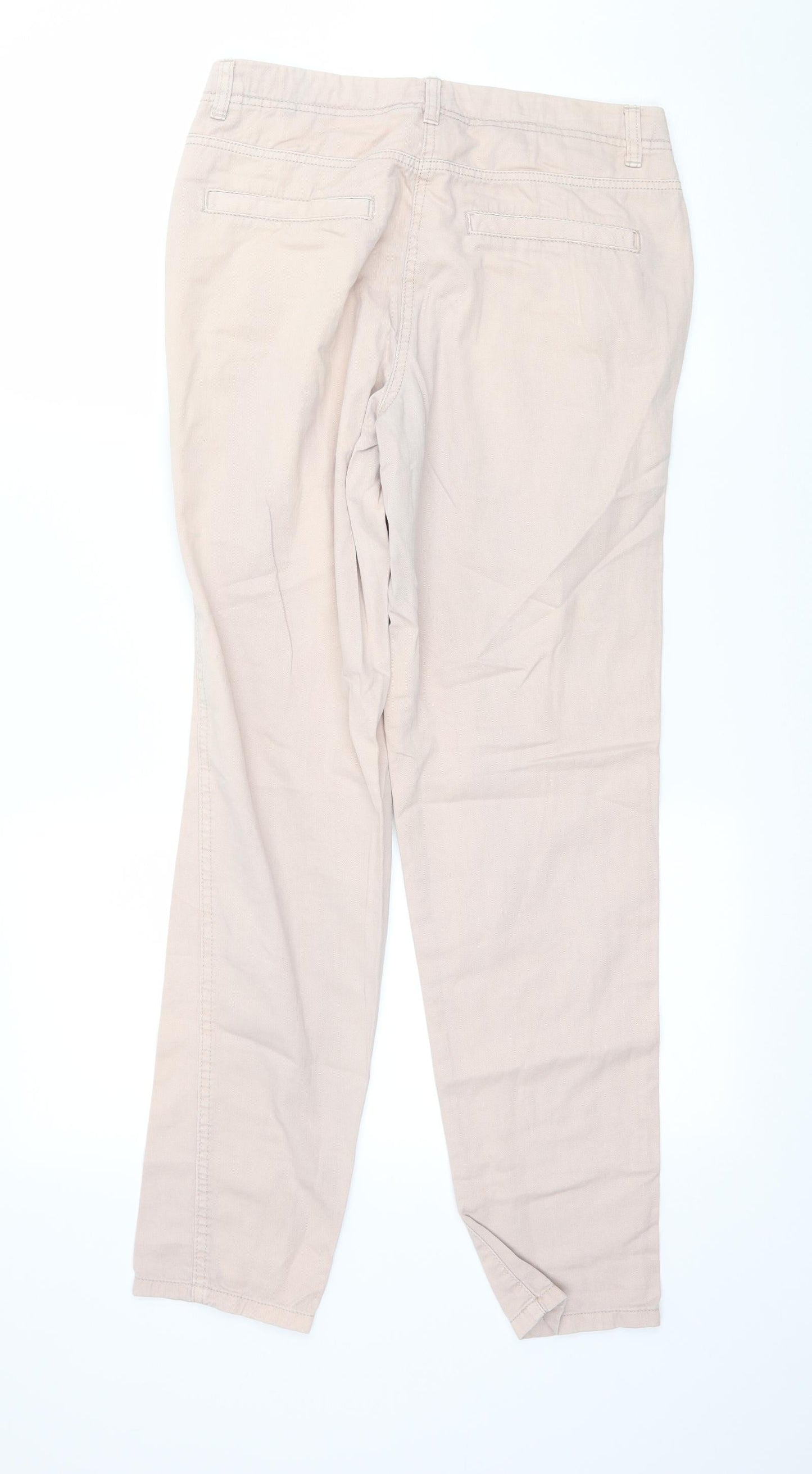 New Look Womens Pink   Trousers  Size 8 L28 in