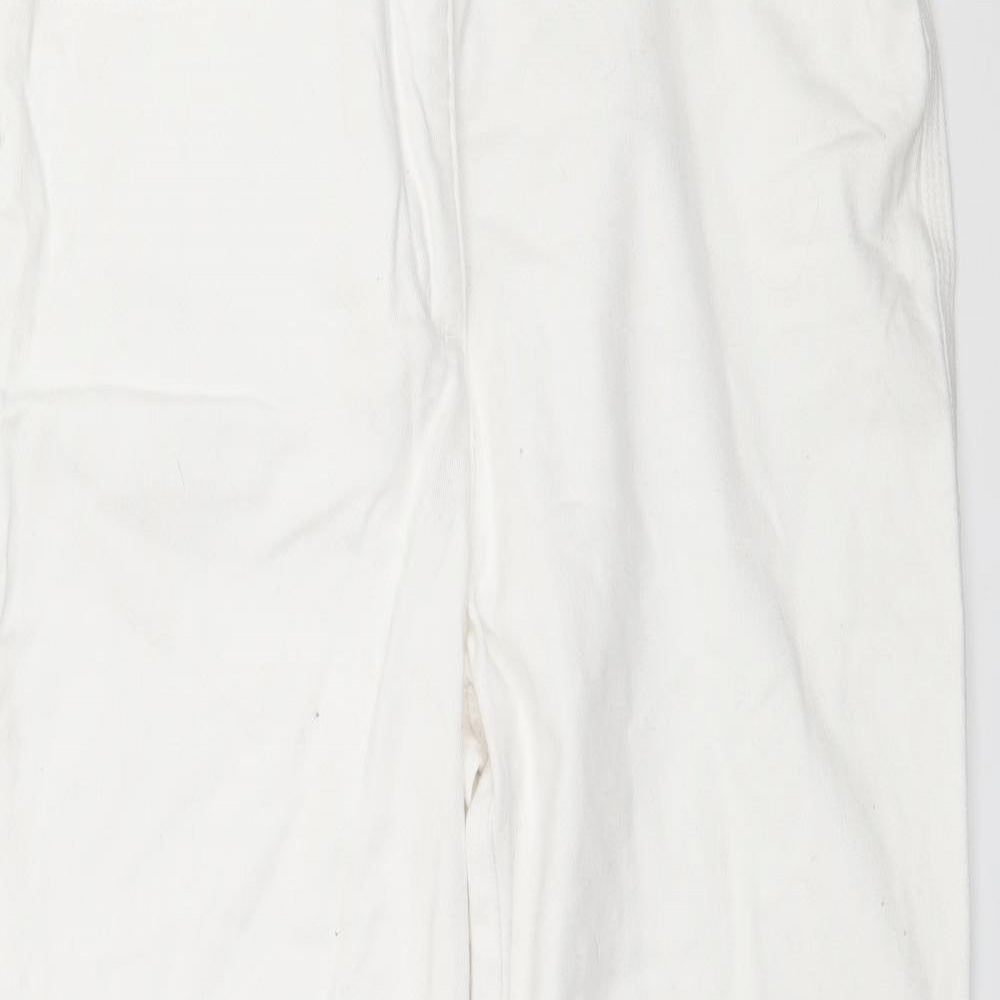 Womens UK Size 30 in Marks and Spencer Regular Fit Straight White Jeans