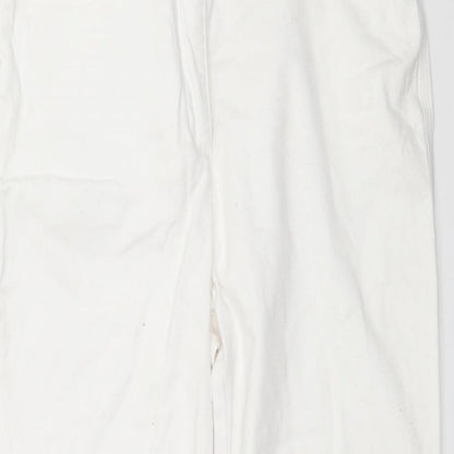 Womens UK Size 30 in Marks and Spencer Regular Fit Straight White Jeans
