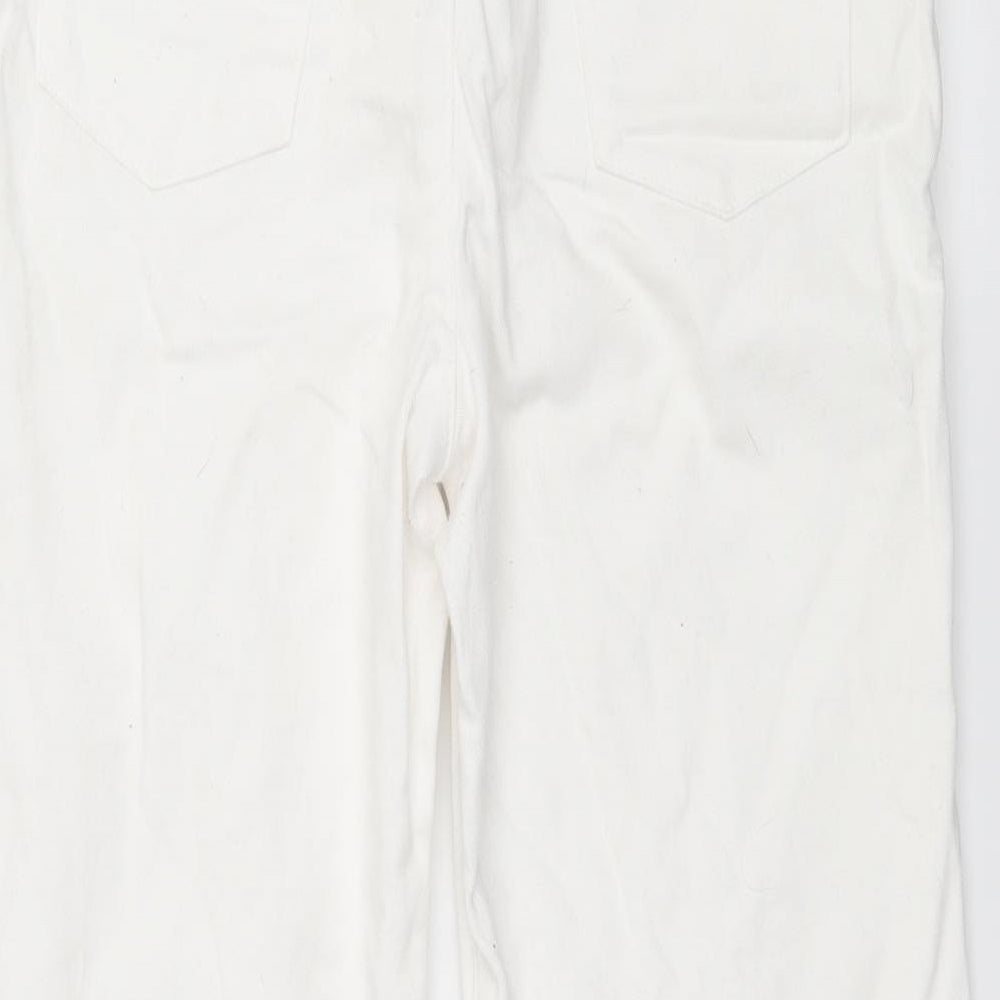 Womens UK Size 30 in Marks and Spencer Regular Fit Straight White Jeans