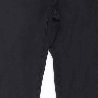 Denim & Co. Womens Black  Denim Skinny Jeans Size 8 L29 in