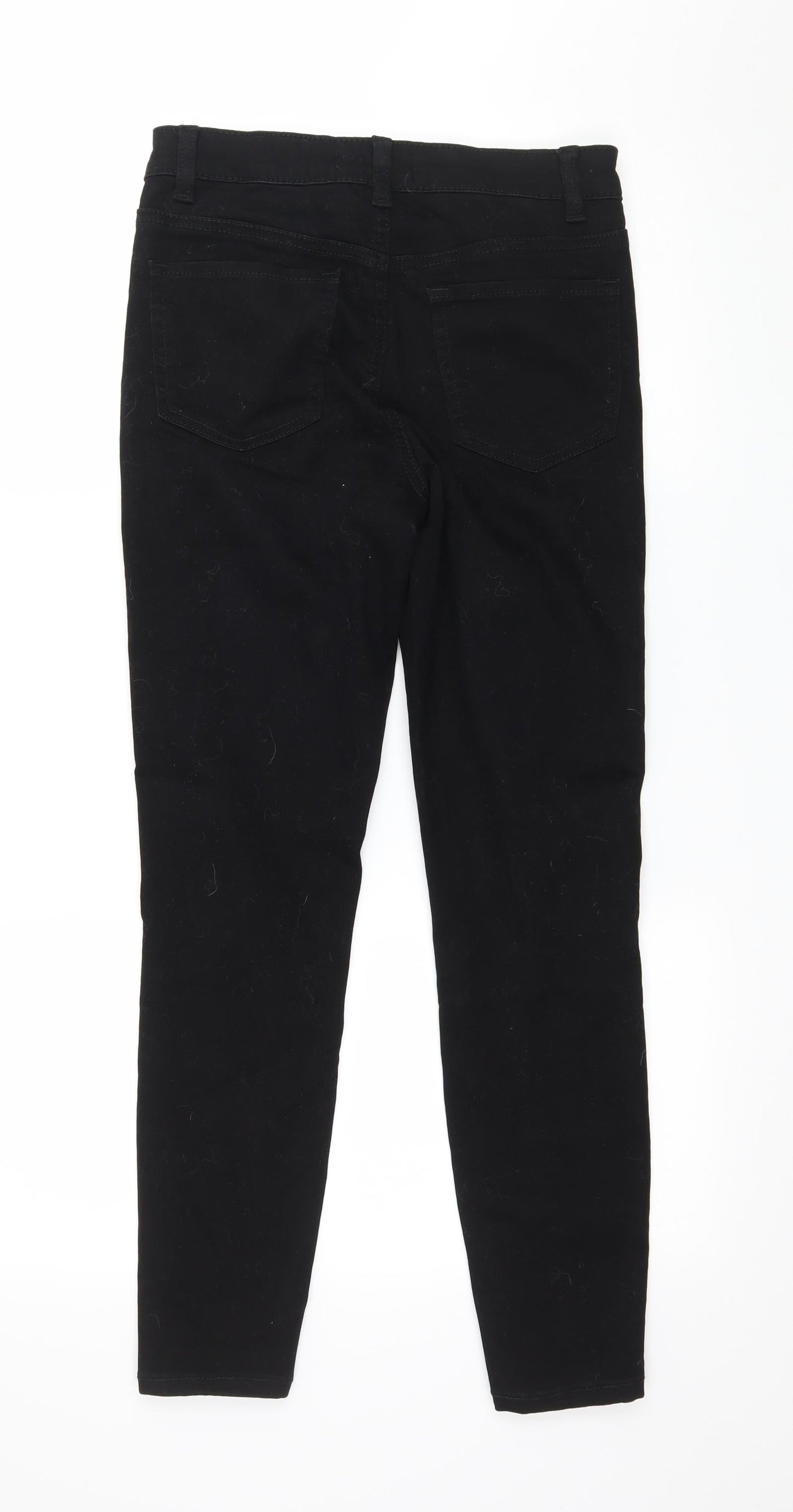 Denim & Co. Womens Black  Denim Skinny Jeans Size 10 L27 in