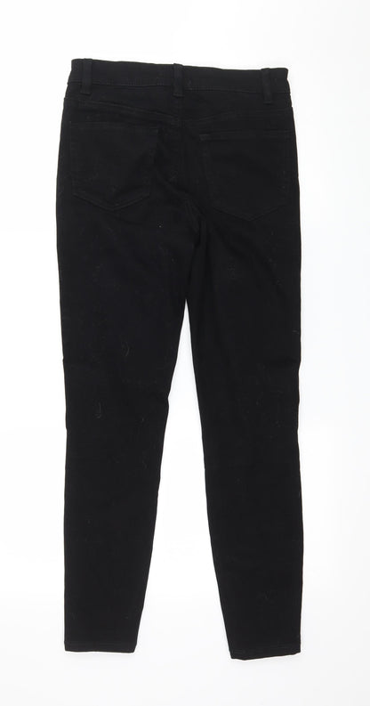 Denim & Co. Womens Black  Denim Skinny Jeans Size 10 L27 in