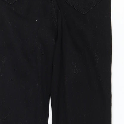 Denim & Co. Womens Black  Denim Skinny Jeans Size 10 L27 in