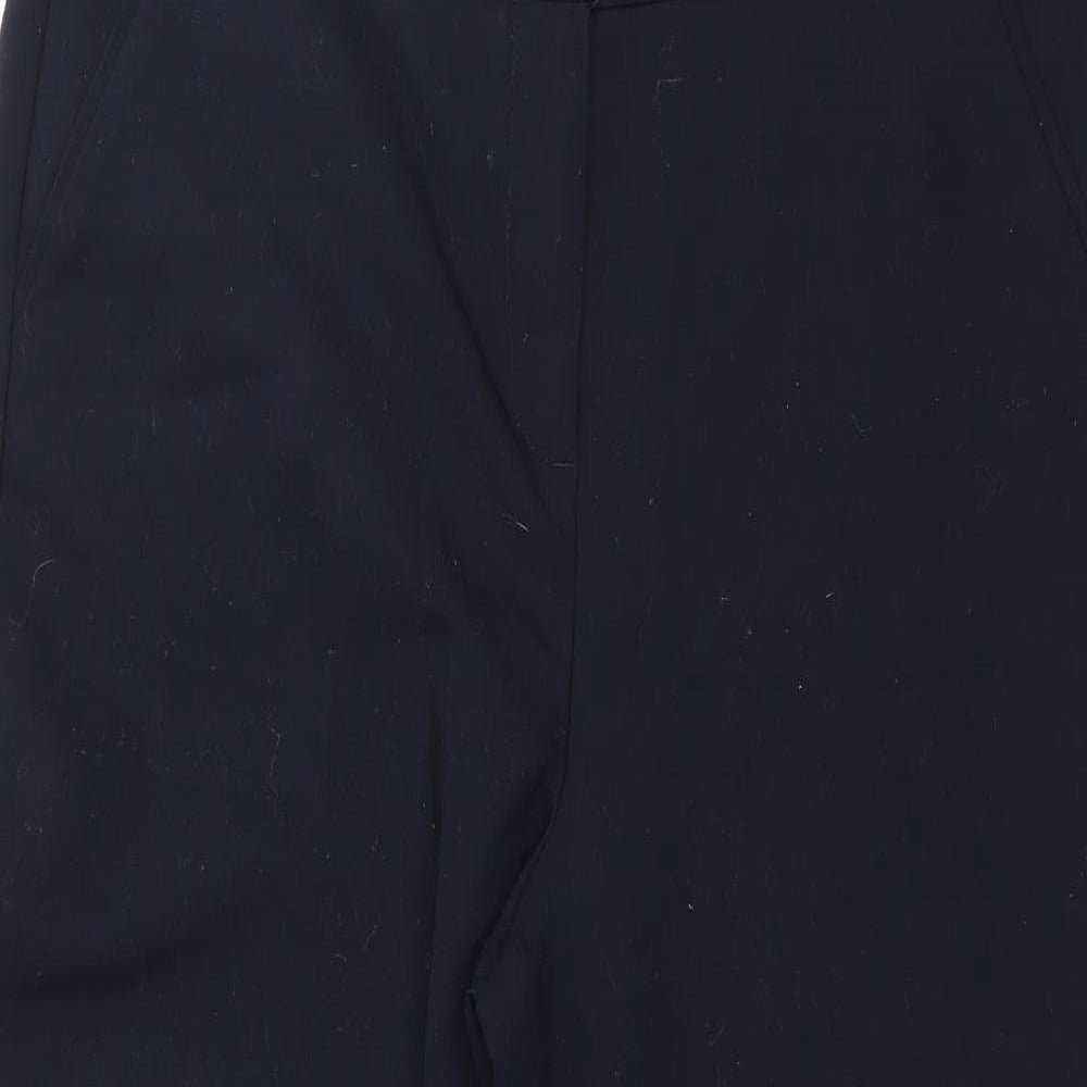 Womens UK Size 14 Papaya Regular Fit  Blue Trousers
