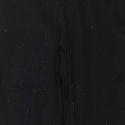 Denim & Co. Womens Black  Denim Skinny Jeans Size 14 L28 in