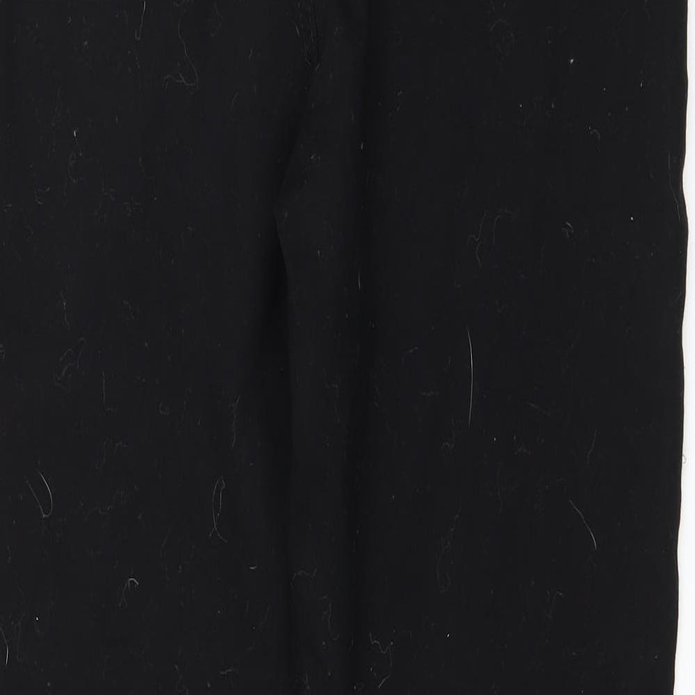 Denim & Co. Womens Black  Denim Skinny Jeans Size 14 L28 in