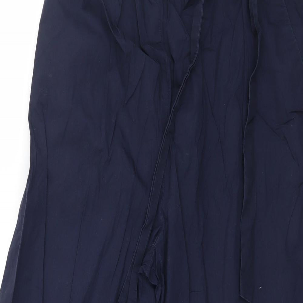 Womens UK Size S Zara Regular Fit  Blue Trousers